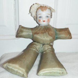 Vintage China Head Pin Cushion Doll